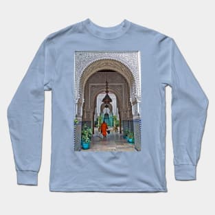 Morocco. Casablanca. City Hall. Cleaning time. Long Sleeve T-Shirt